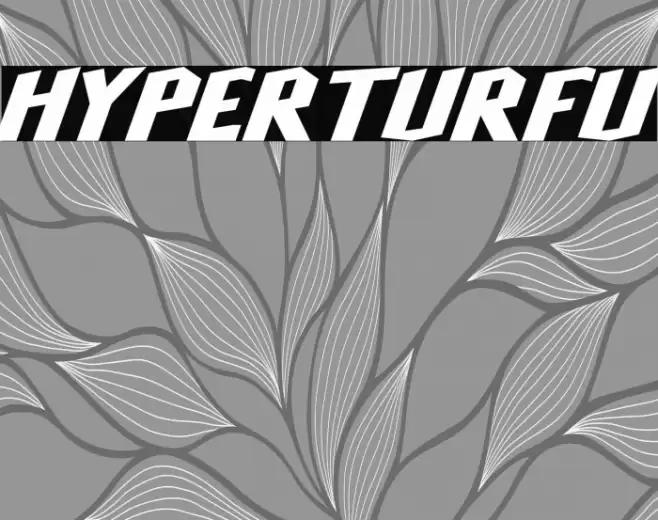 HyperTurfu Font examples