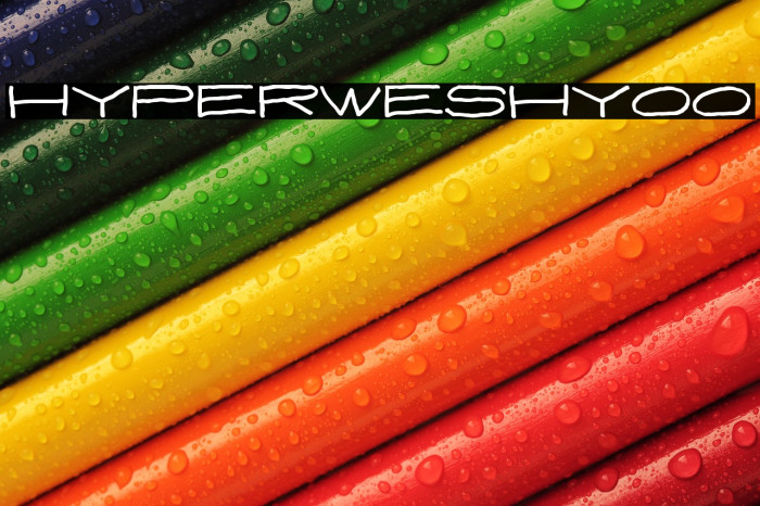 HyperWeshYoo Fonte examples