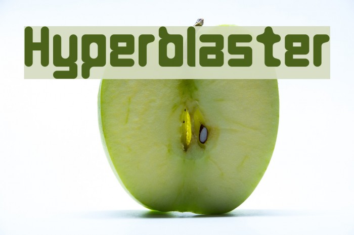 Hyperblaster Шрифта examples