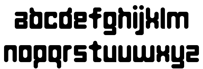 Hyperblaster Шрифта строчной