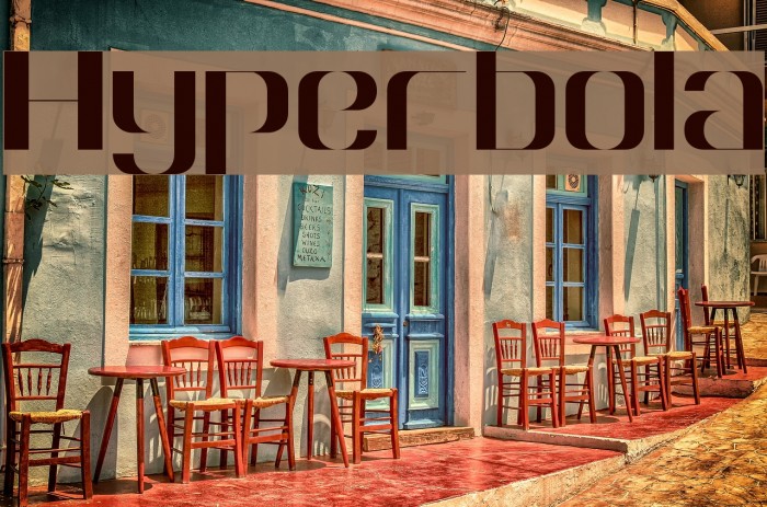 Hyperbola Font examples