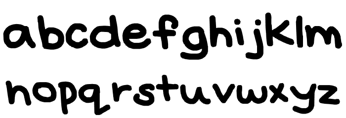 Hyperbole Font LOWERCASE
