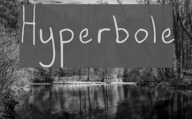 Hyperbole Font examples