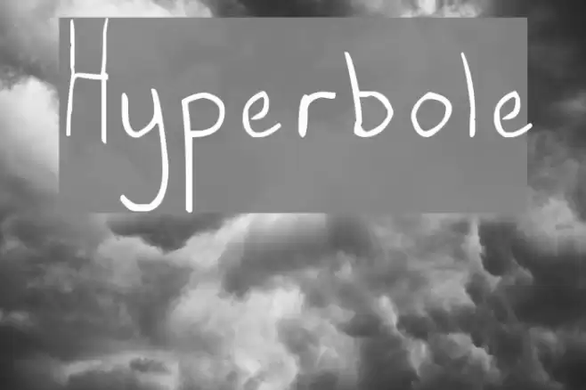 Hyperbole Font examples