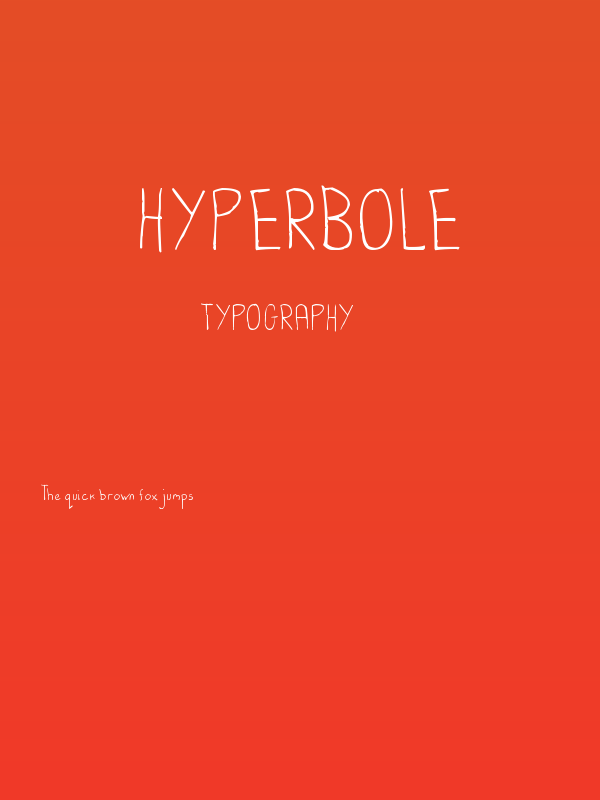 Hyperbole Poster