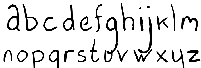 Hyperbole Font LOWERCASE