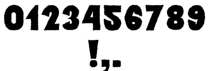 Hypercreepos Demo Font OTHER CHARS