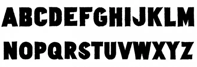 Hypercreepos Demo Schriftart Groß