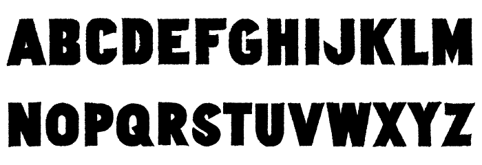 Hypercreepos Demo Font LOWERCASE