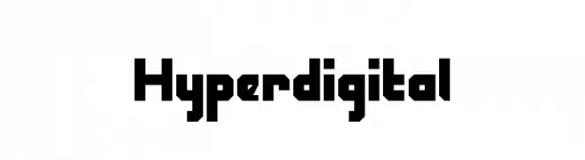 Hyperdigital  Frei Schriftart Herunterladen
