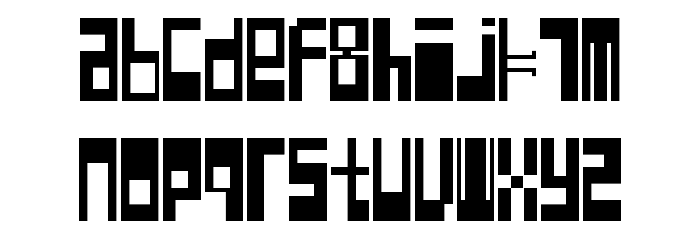 Hyperexcitability Regular Font LOWERCASE