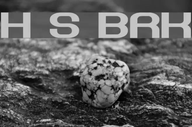 Hyperion Sunset BRK Font examples