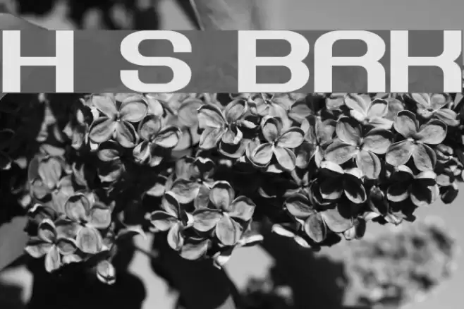 Hyperion Sunset BRK Font examples