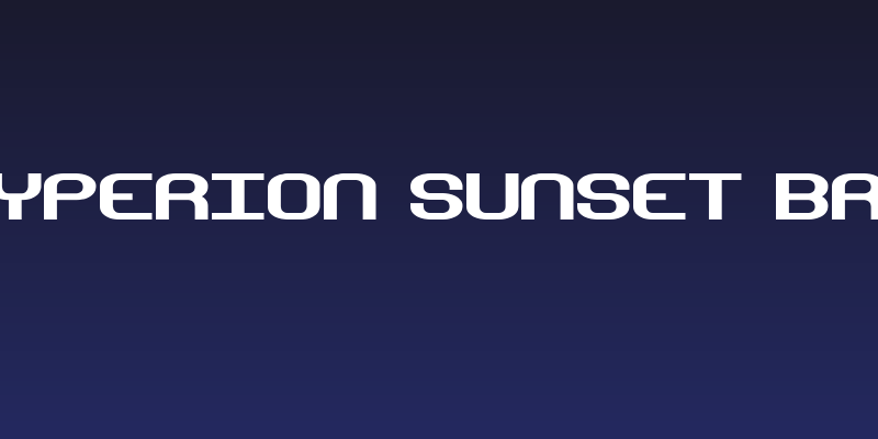 Hyperion Sunset BRK Social Header