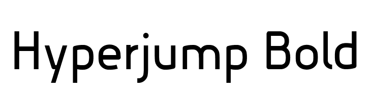 Hyperjump Bold  font caratteri gratis