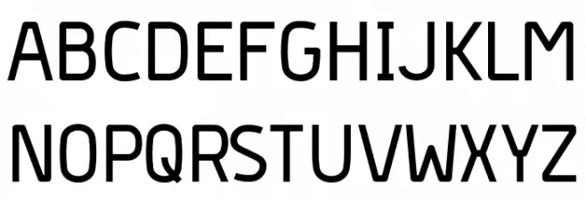 Hyperjump-Bold Schriftart Groß