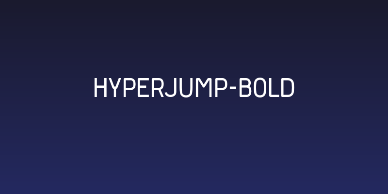 Hyperjump-Bold Social Header
