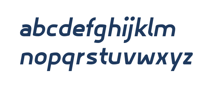 Hyperjump ExtraBold Oblique Lowercase