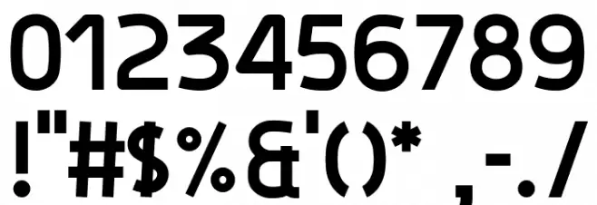 Hyperjump ExtraBold Font OTHER CHARS