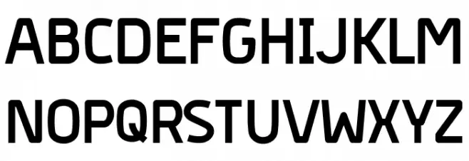 Hyperjump ExtraBold Schriftart Groß