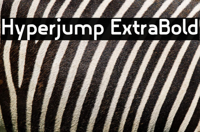 Hyperjump ExtraBold Example 1
