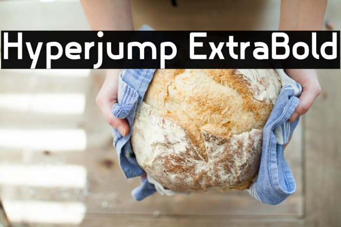 Hyperjump ExtraBold Example 2