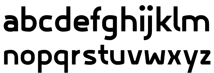 Hyperjump-ExtraBold Font LOWERCASE