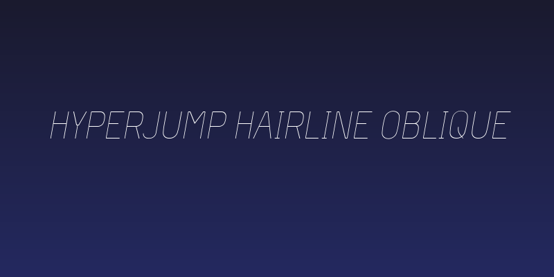 Hyperjump Hairline Oblique Social Header