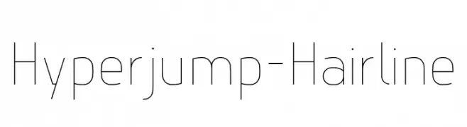 Hyperjump-Hairline  لخطوط تنزيل
