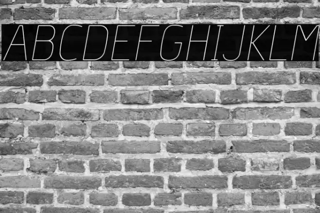 Hyperjump-HairlineOblique Font examples