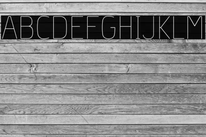 Hyperjump-Hairline Font examples