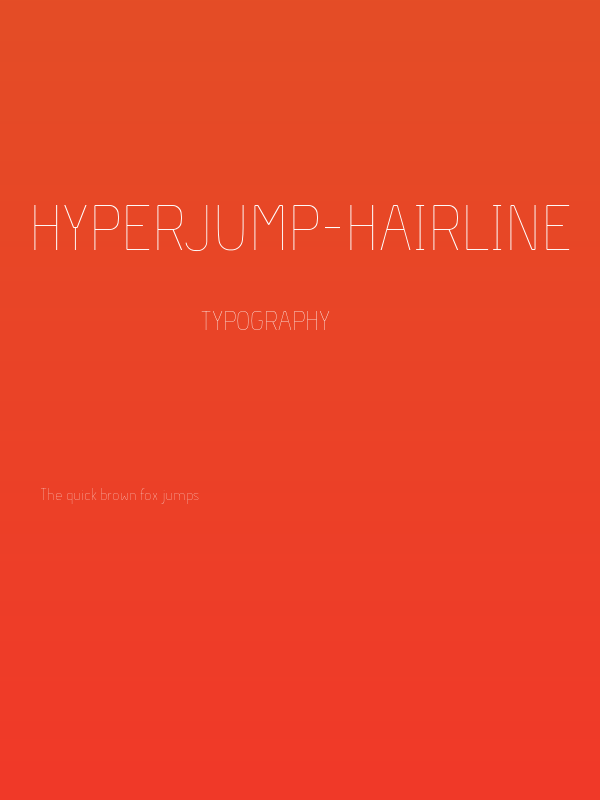 Hyperjump-Hairline Poster