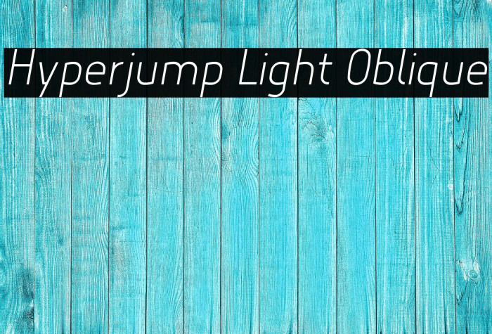 Hyperjump Light Oblique Example 2