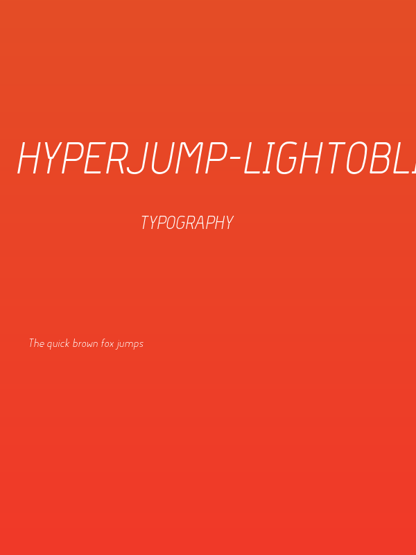 Hyperjump-LightOblique Poster
