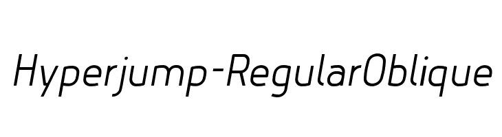 Hyperjump-RegularOblique  لخطوط تنزيل