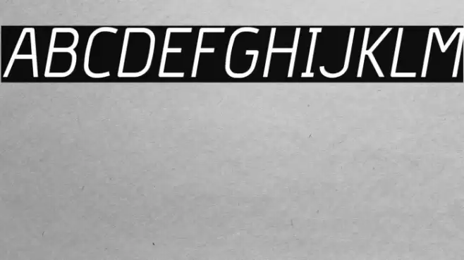 Hyperjump-RegularOblique Font examples