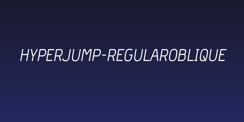 Hyperjump-RegularOblique Social Header