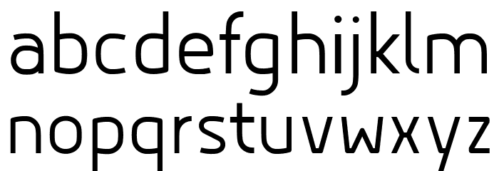Hyperjump Regular Font LOWERCASE