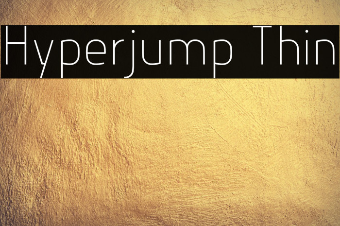 Hyperjump Thin Example 2