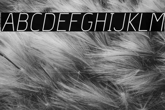 Hyperjump-ThinOblique Font examples