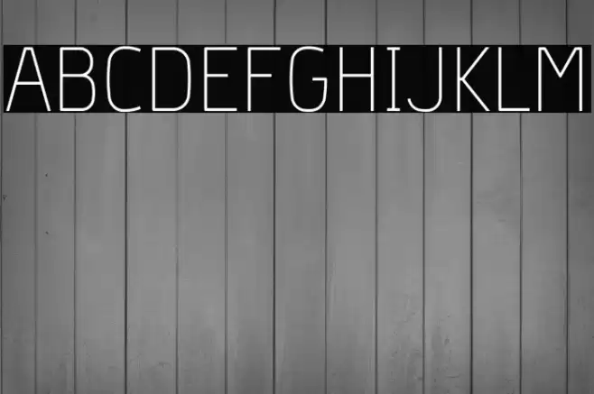 Hyperjump-Thin Font examples