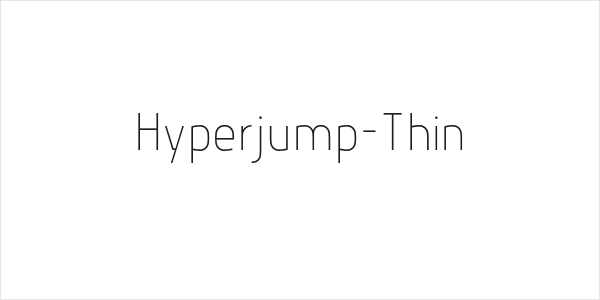 Hyperjump-Thin Logo