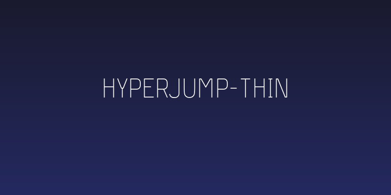 Hyperjump-Thin Social Header