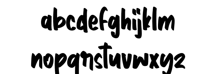Hypermart Font LOWERCASE