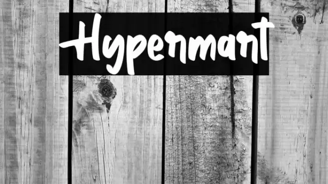 Hypermart Font examples