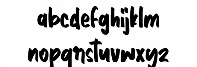 Hypermart Font LOWERCASE