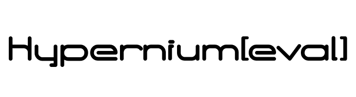Hypernium[eval]  Descarca Fonturi Gratis