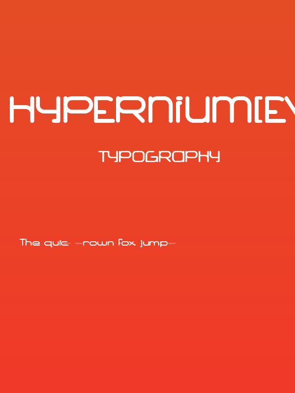 Hypernium[eval] Poster