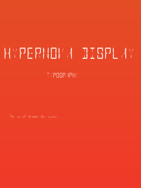 Hypernova Display Regular Poster