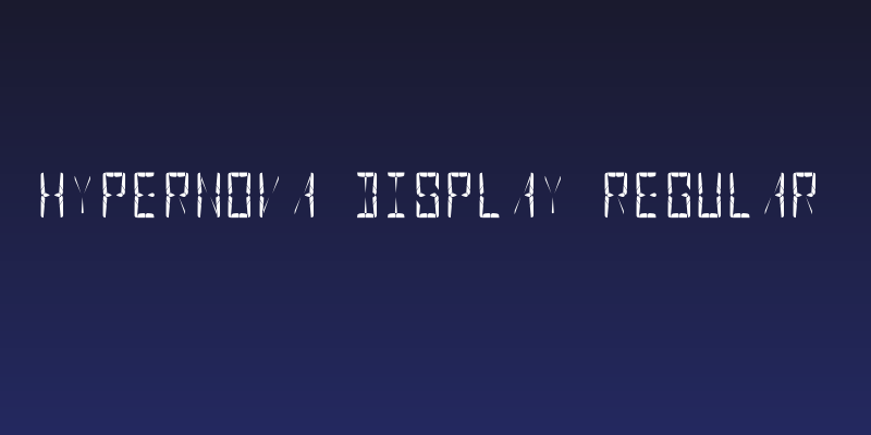 Hypernova Display Regular Social Header